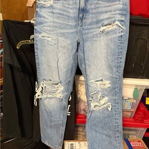 American Eagle Outfitters Distressed Mom Jean